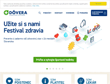 Tablet Screenshot of dovera.sk